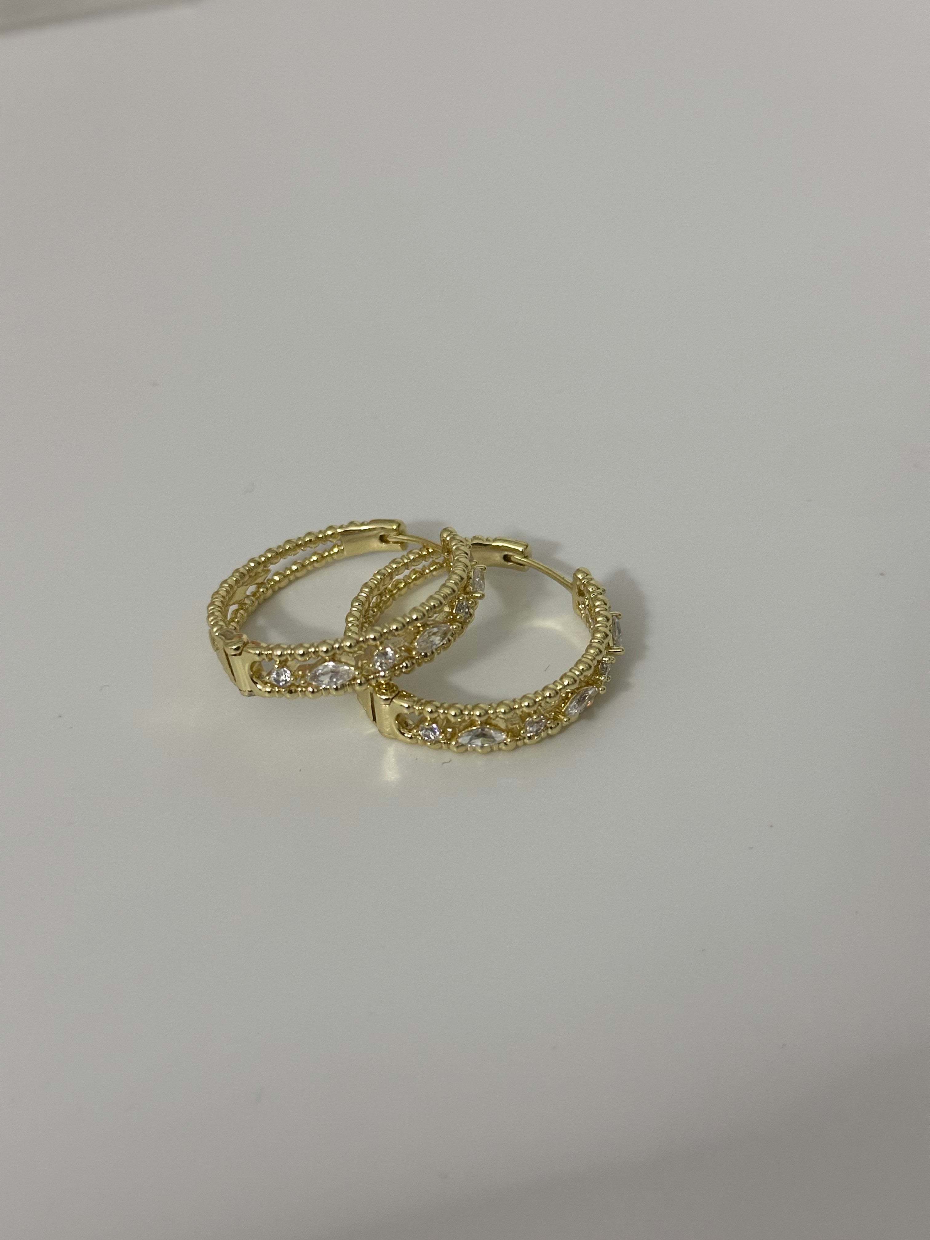 Elmas Taş Detay Xuping Küpe