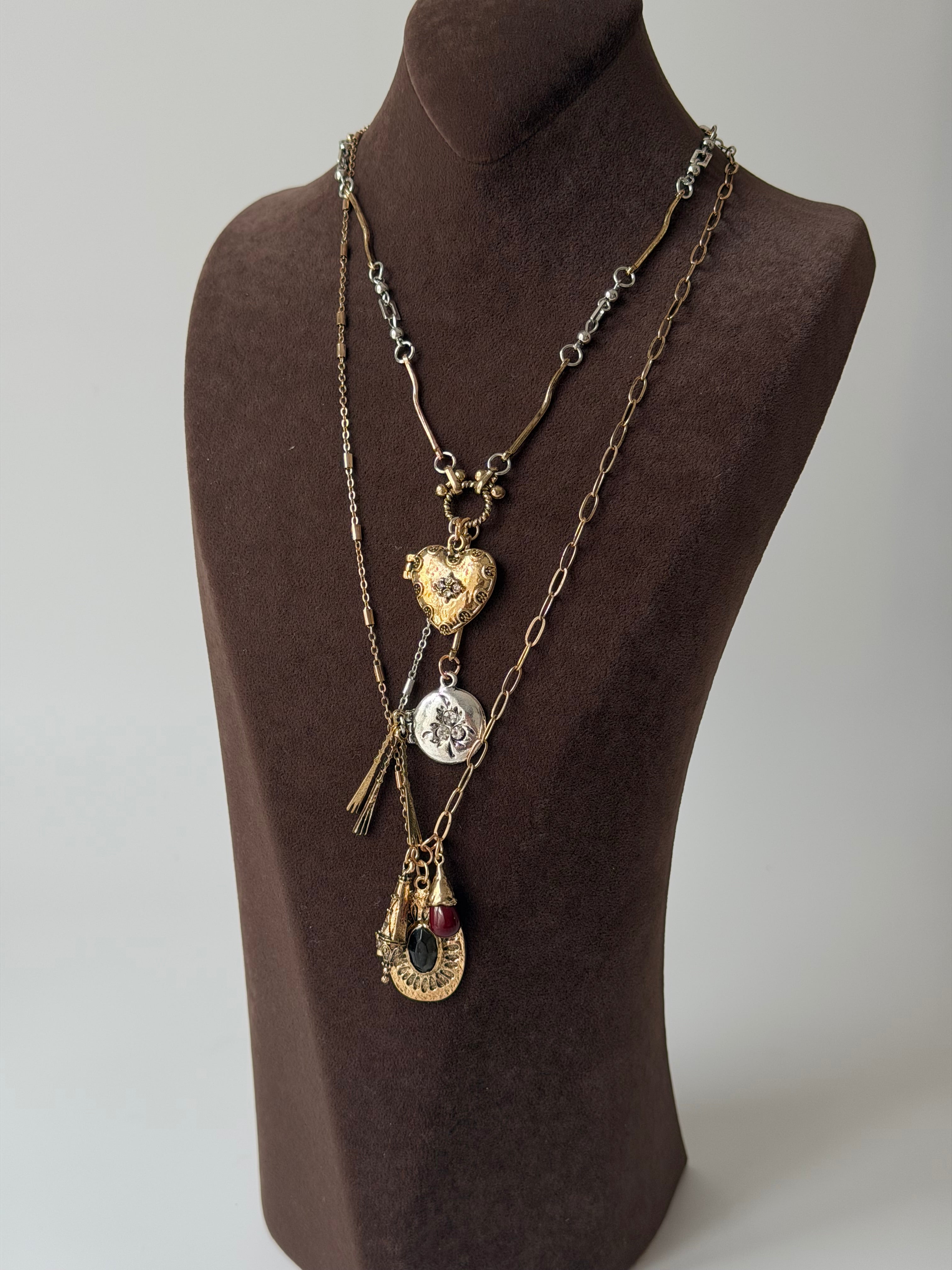 2li Vintage Charm Detay Kolye