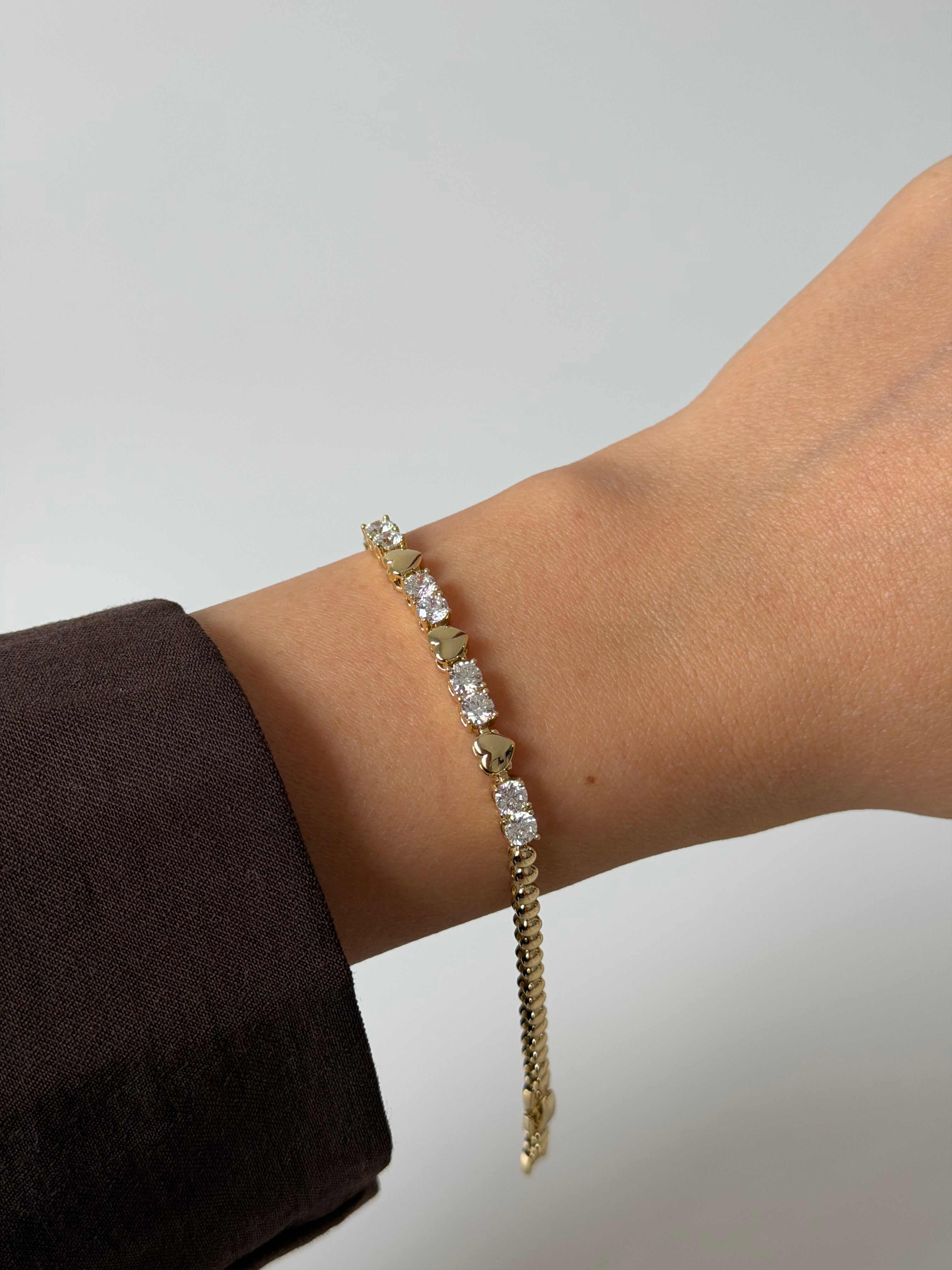 Kalp Taş Sıra Bileklik Xuping