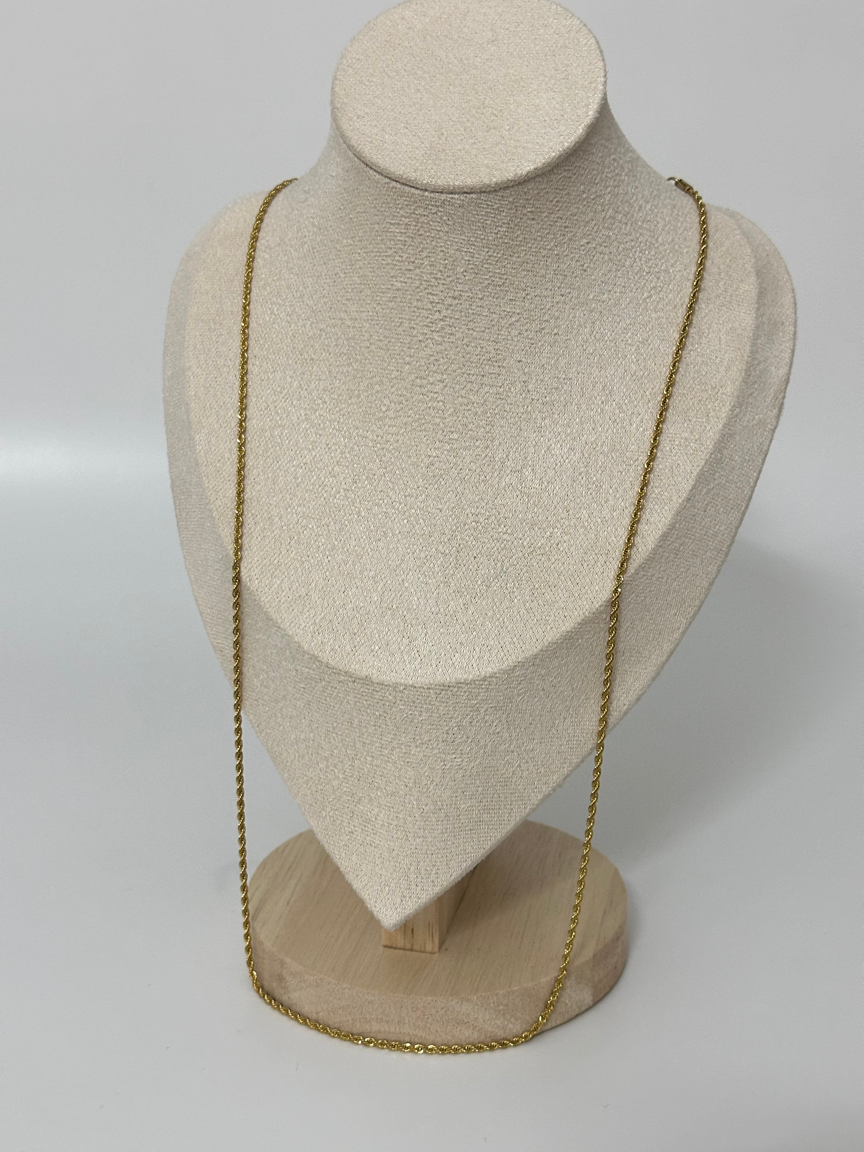 Burgu zincir 60 cm çelik kolye