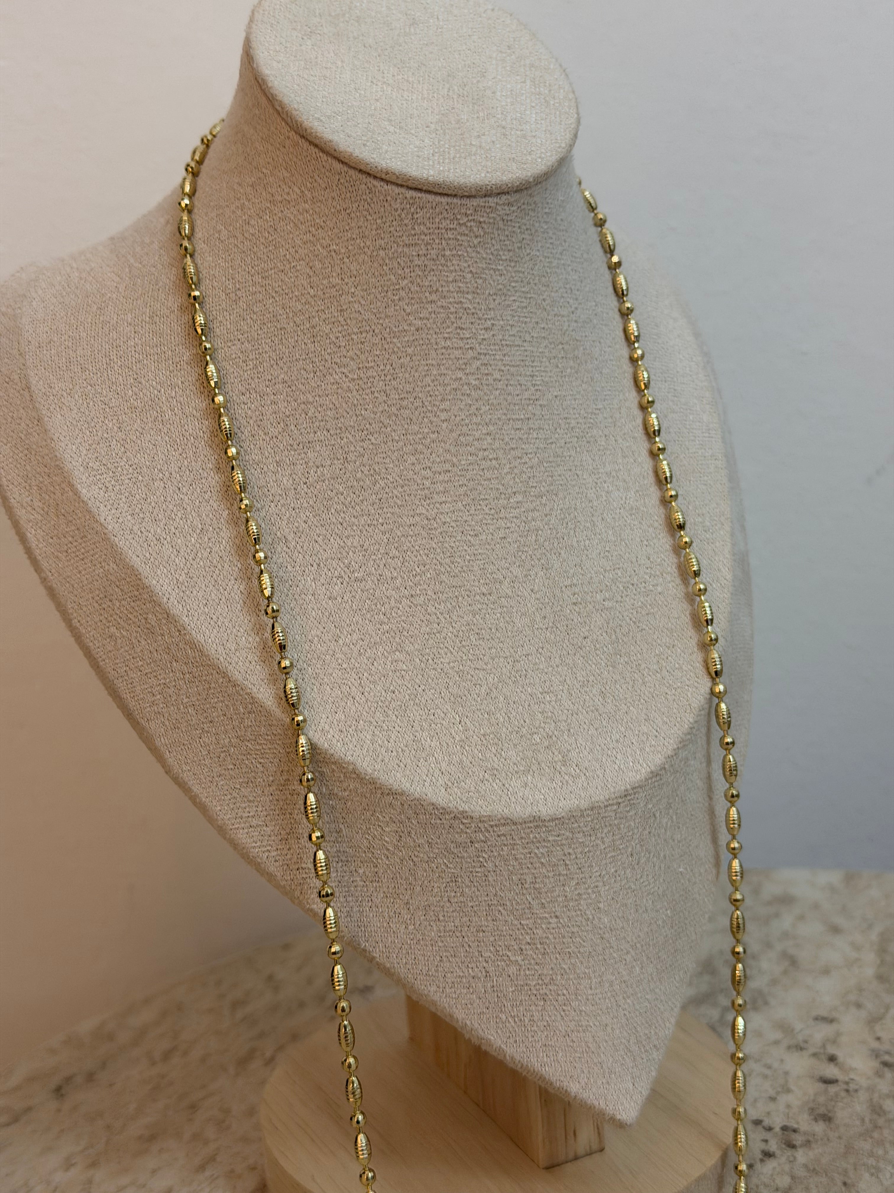 70 cm Yansımalı Arpa Model Xuping Zincir Kolye