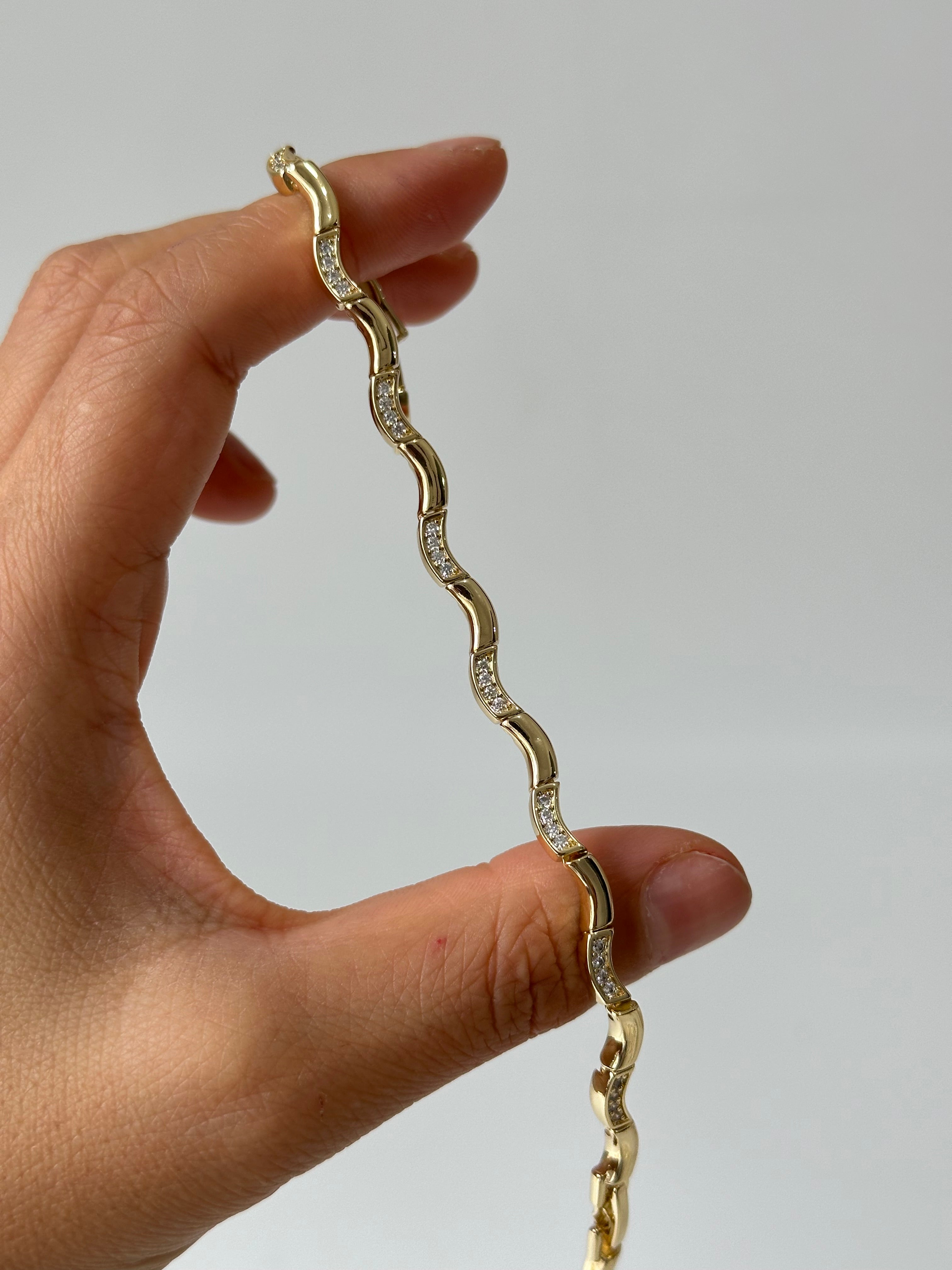 Taşlı S Geçiş Bileklik