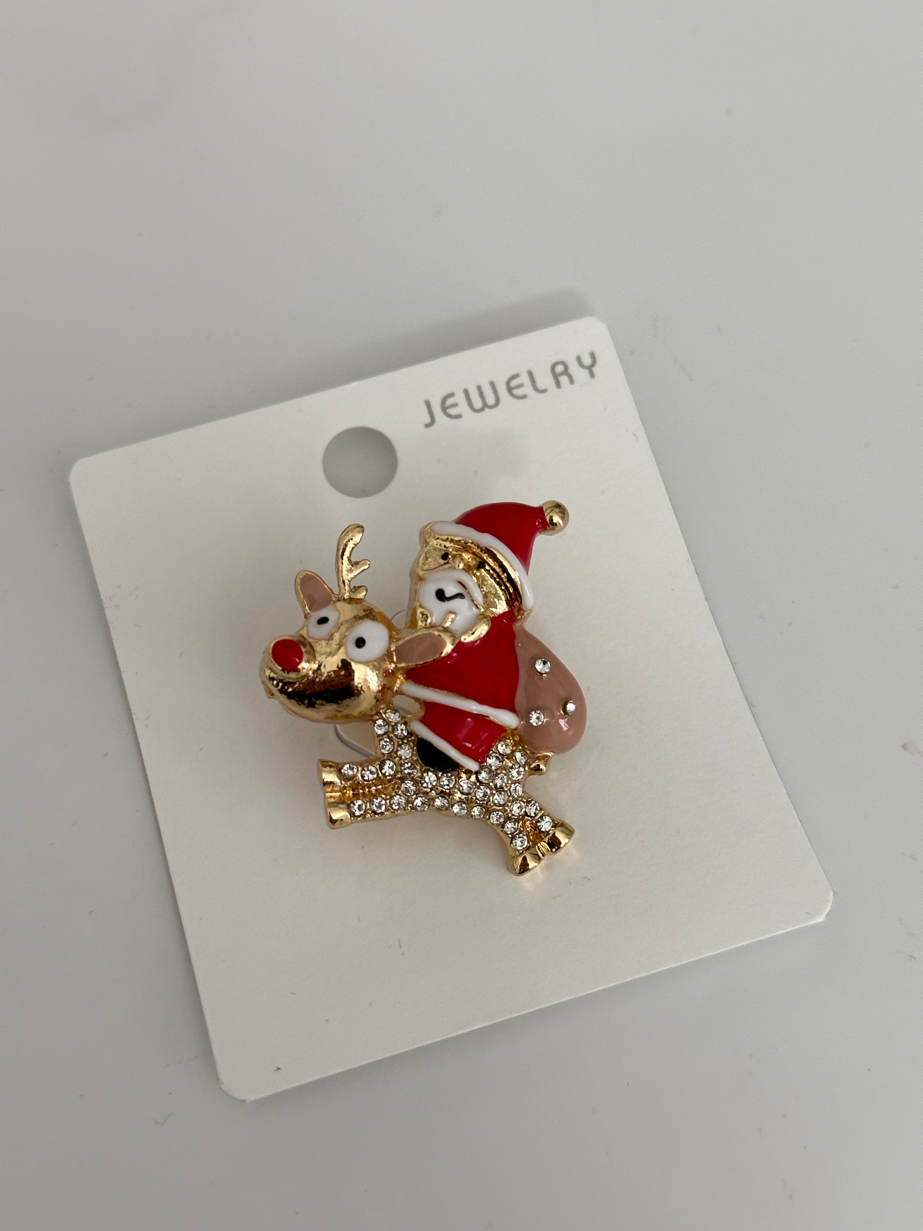 Noel baba broş aksesuar