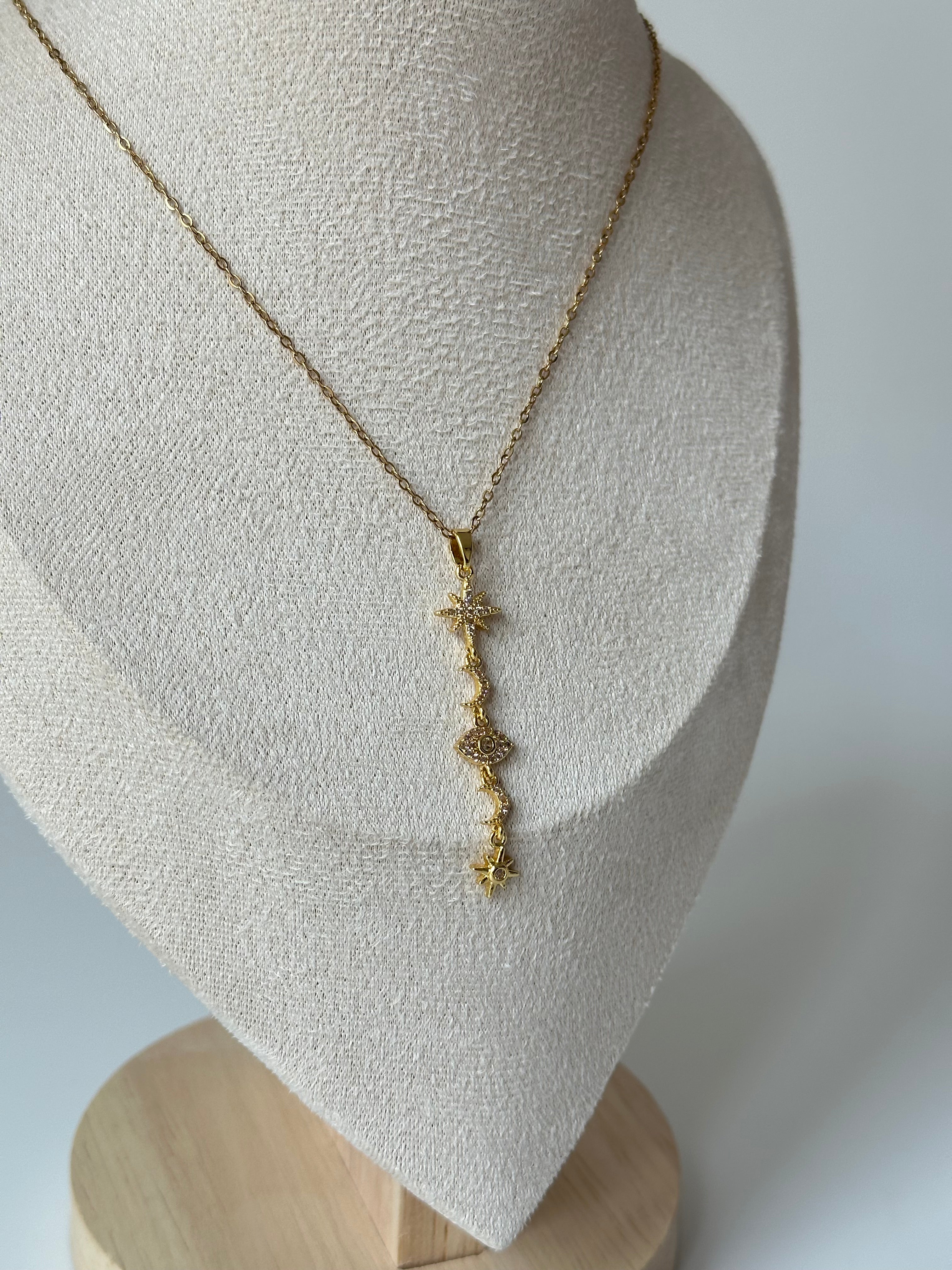 Minie Manifest Kolye Çelik