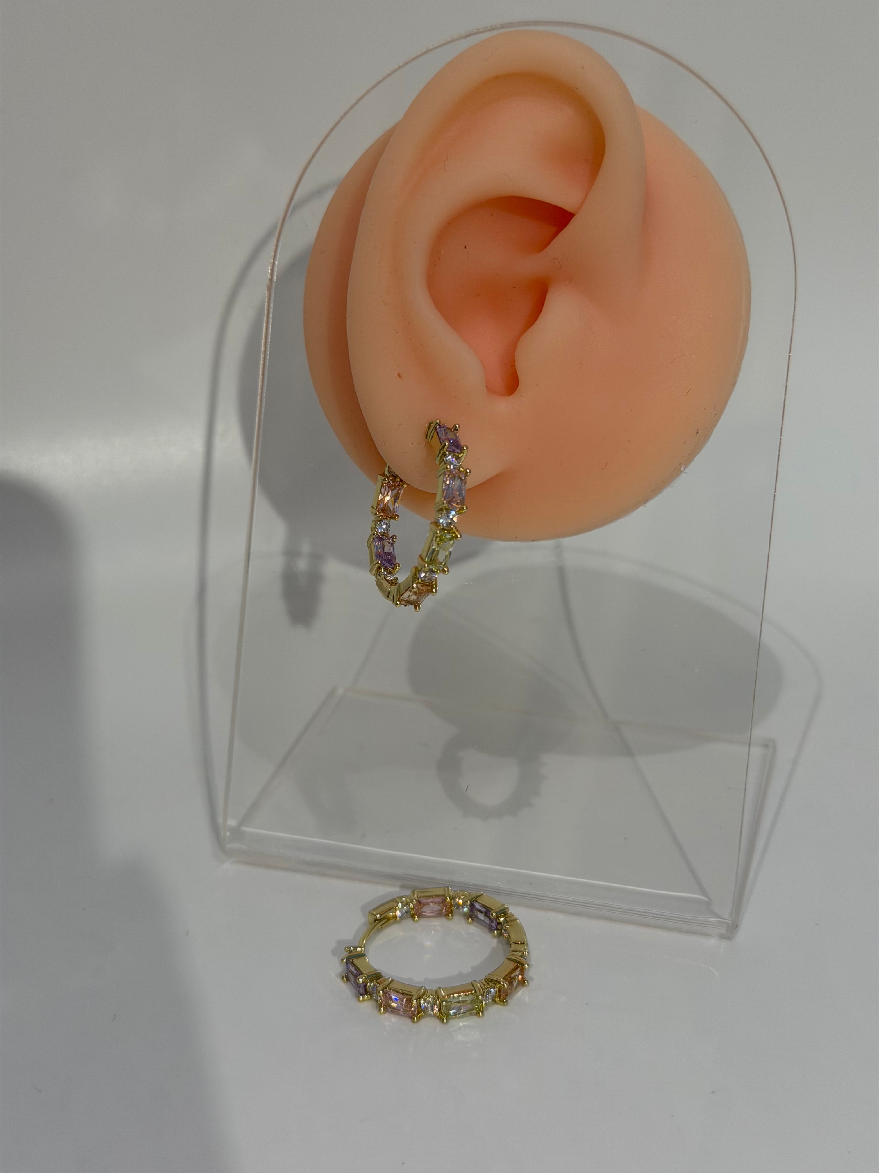 Renkli cosy Xuping Küpe