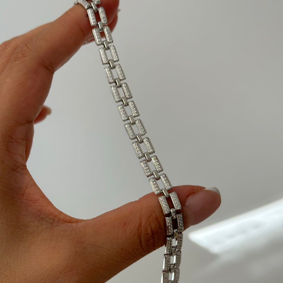 Case silver xuping bileklik
