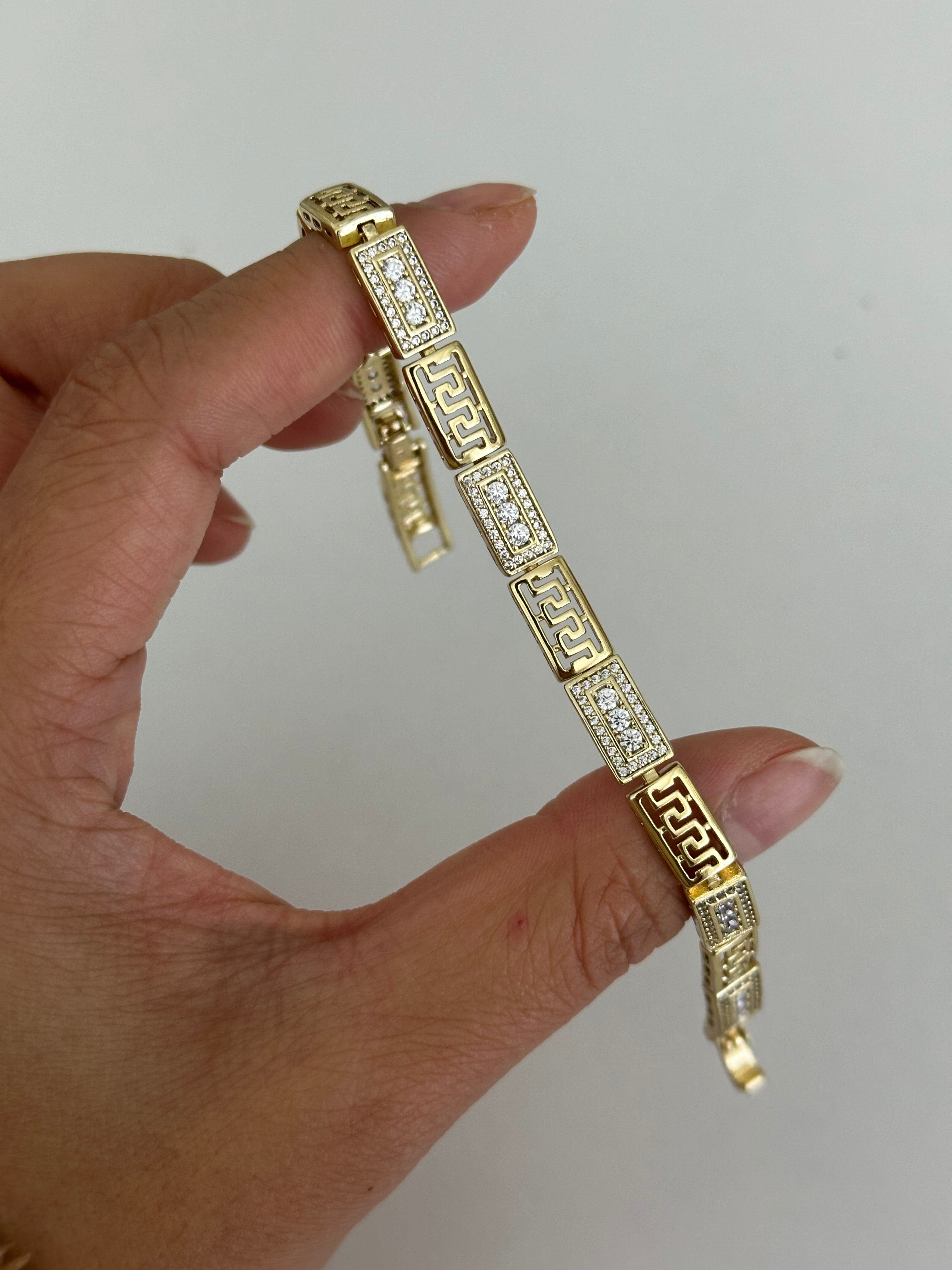 Zikzak Taş Detay Xuping Bileklik