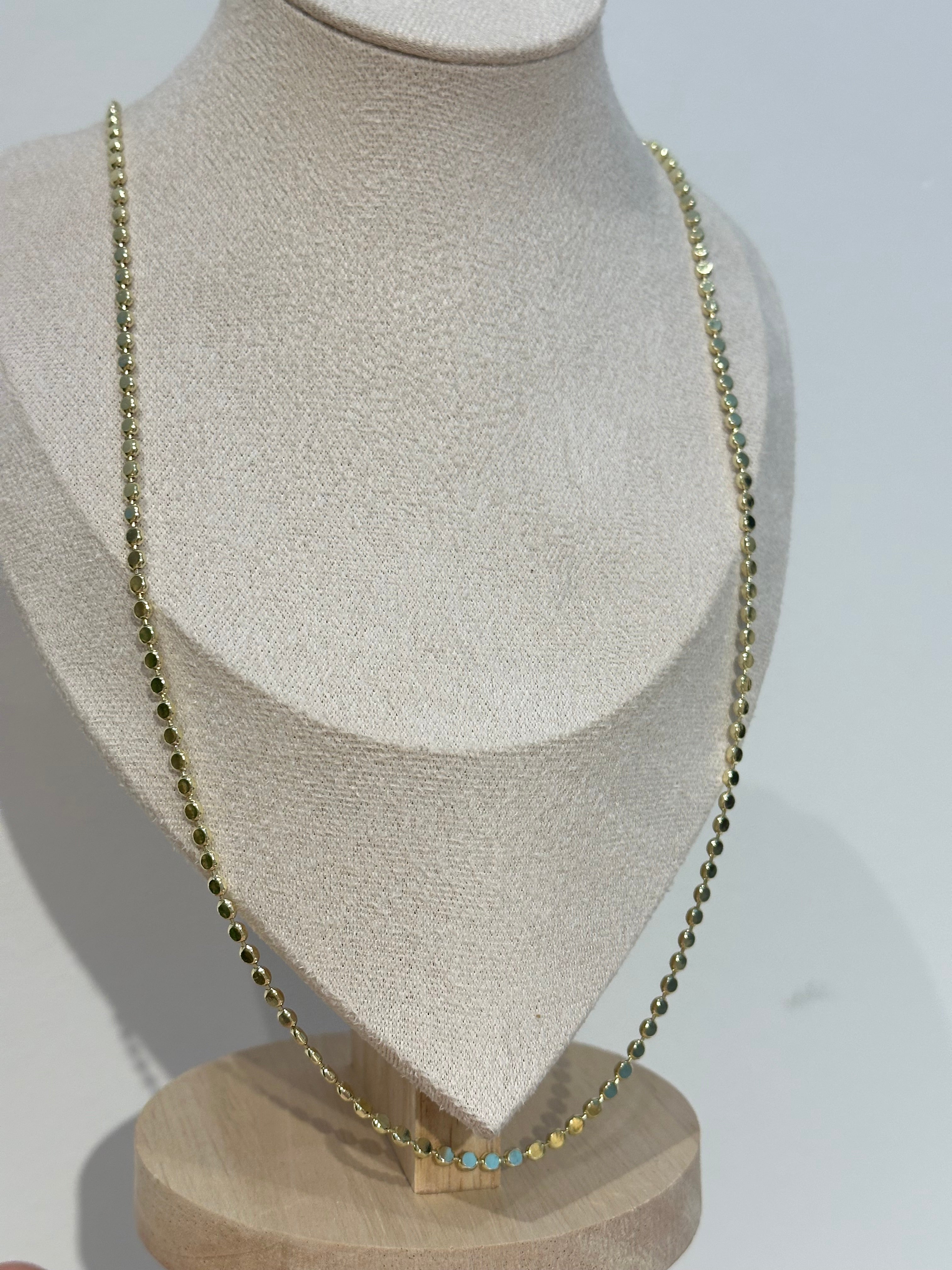 45cm Topcuk Zincir 14k Kolye