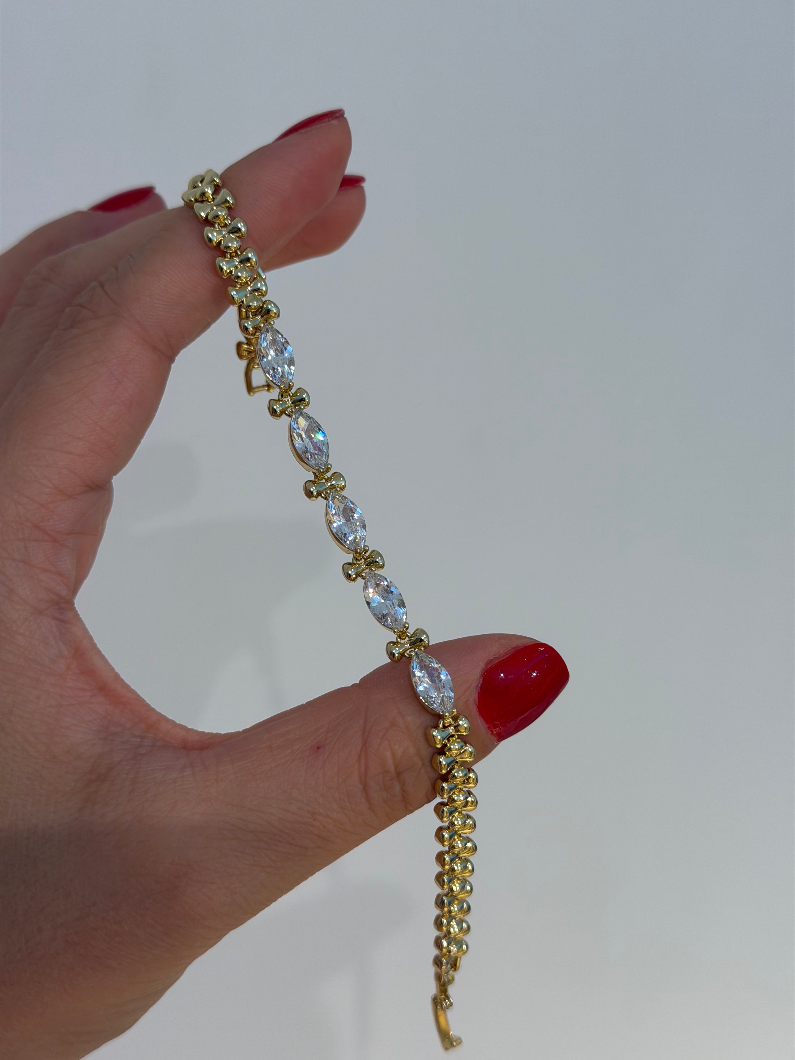 Elmas Badem Taş Xuping Bileklik