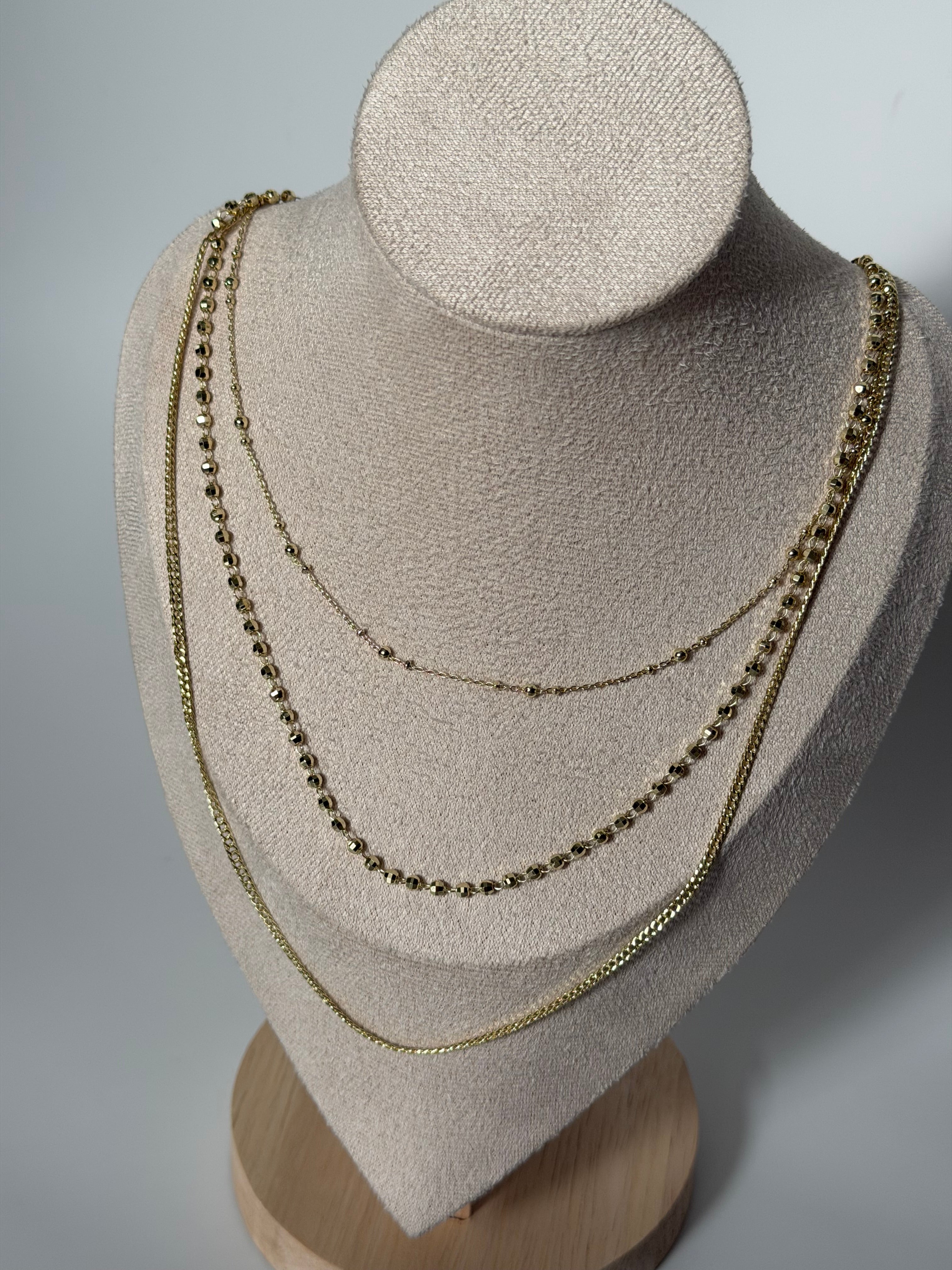 3’lü 14k set Kolye