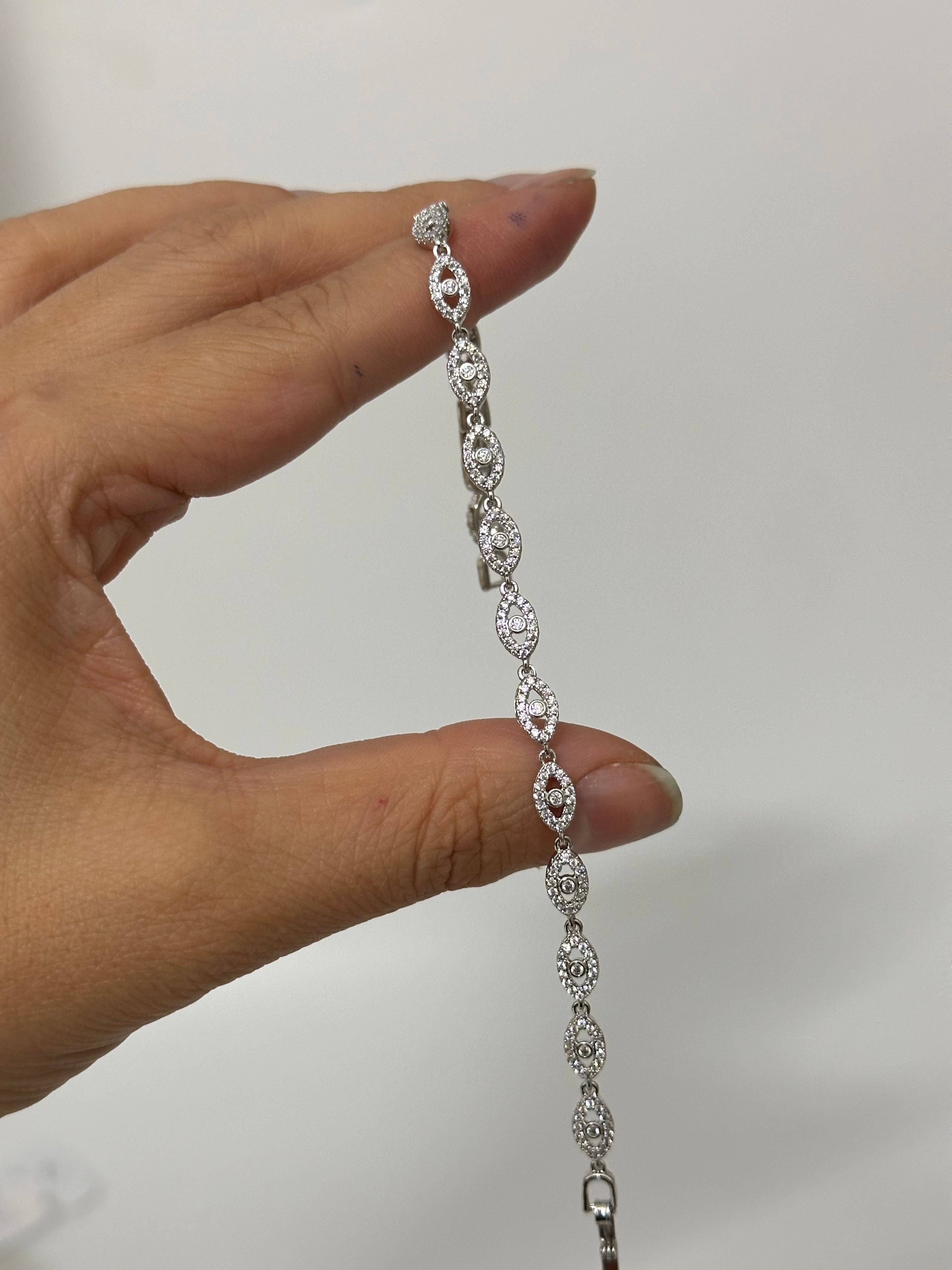 Silver Göz Bileklik Xuping